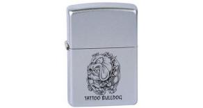 205 Tattoo bulldog - Зажигалка ZIPPO